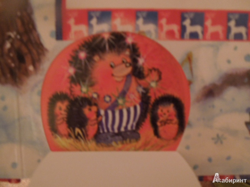 Иллюстрация 16 из 24 для Большое новогоднее приключение (с окошками) - Наталья Селезнева | Лабиринт - книги. Источник: ealaz