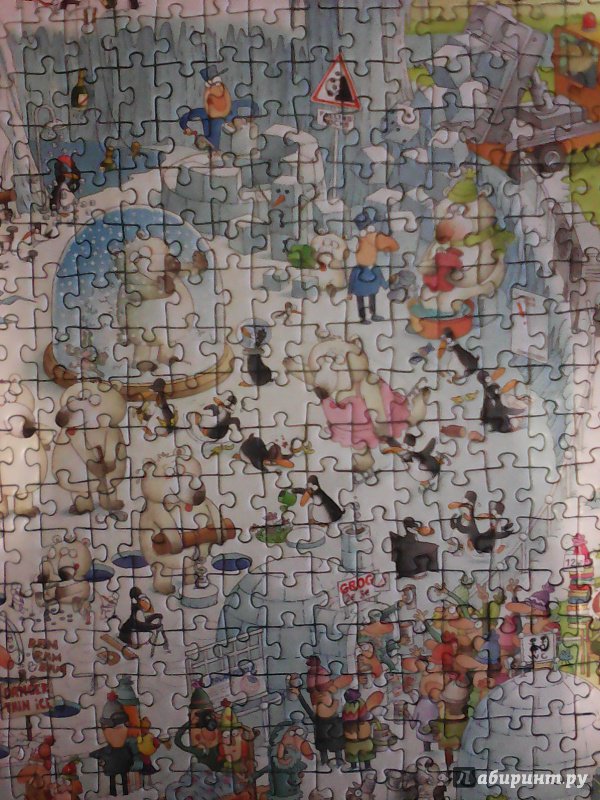 Иллюстрация 19 из 22 для Puzzle-1000 "Полярный зоопарк, Degano, Classics" (29692) | Лабиринт - игрушки. Источник: Мороз  Ирина Ивановна