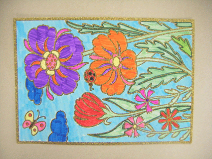 Иллюстрация 1 из 4 для Чудесные раскраски: Цветы | Лабиринт - игрушки. Источник: Радуга