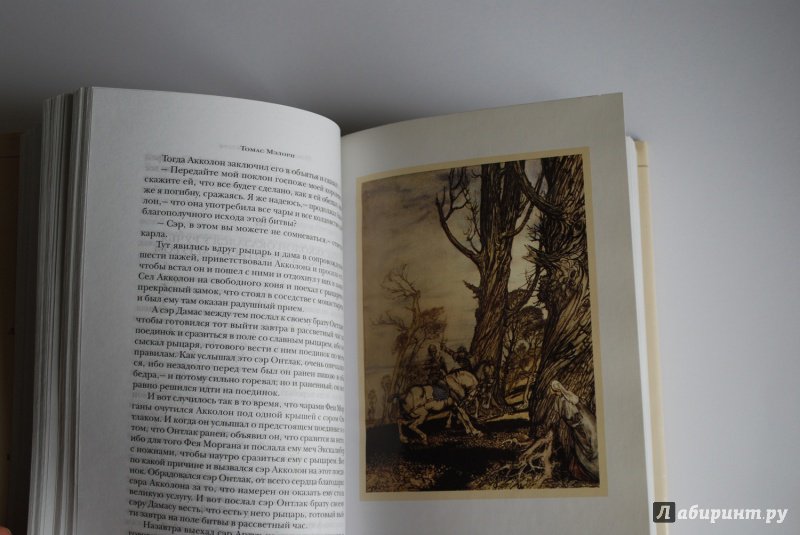 Иллюстрация 45 из 46 для Смерть Артура - Томас Мэлори | Лабиринт - книги. Источник: чорт с кадилом