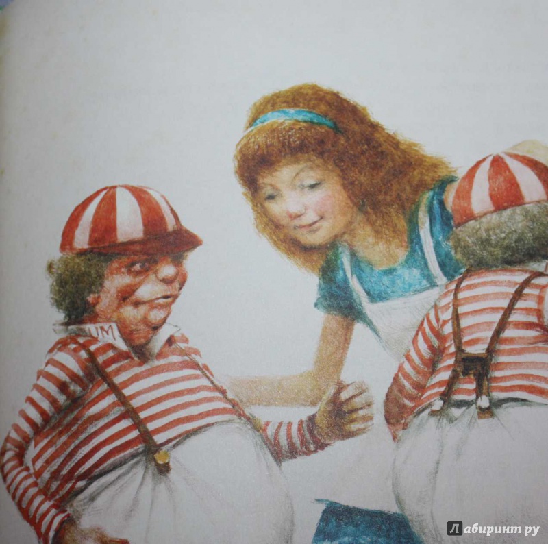 Иллюстрация 45 из 83 для Алиса в Зазеркалье - Льюис Кэрролл | Лабиринт - книги. Источник: Михайлова Алексия