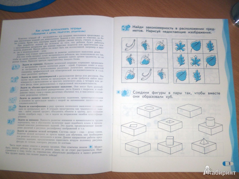 Иллюстрация 7 из 19 для Развитие логического мышления. 6-7 лет - Александр Савенков | Лабиринт - книги. Источник: tatjana73