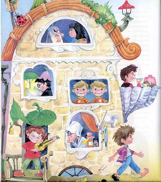 Иллюстрация 47 из 60 для Приключения Незнайки и его друзей - Николай Носов | Лабиринт - книги. Источник: HappyJul