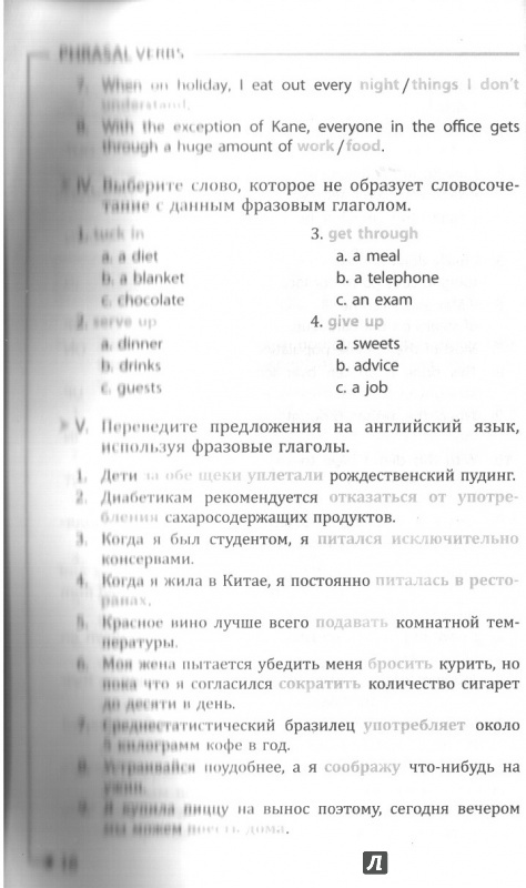 Иллюстрация 11 из 19 для Фразовые глаголы в английском языке - Валерия Ильченко | Лабиринт - книги. Источник: Полина Соловьева