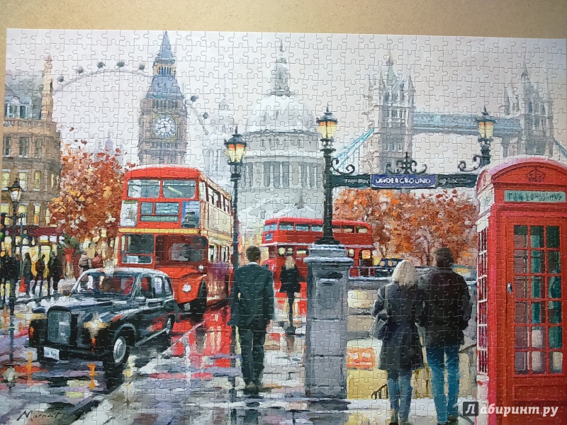Иллюстрация 3 из 9 для Puzzle-1000 "Коллаж Лондон" (C-103140) | Лабиринт - игрушки. Источник: Арефьева  Юлия Андреевна