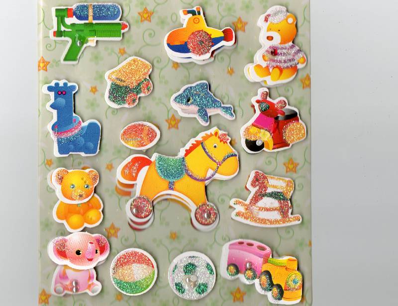 Иллюстрация 4 из 5 для Наклейка детская (HM-1-Sticker) | Лабиринт - игрушки. Источник: klio
