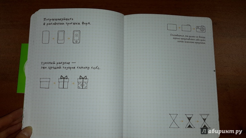 Иллюстрация 18 из 52 для Doodlebook.10 простых шагов к искусству визуализации (черная обложка) | Лабиринт - книги. Источник: Маруся (@smelayatrysixa)