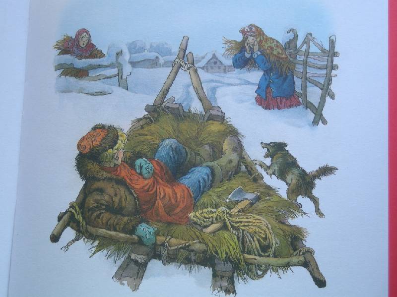 Иллюстрация 44 из 82 для Русские народные сказки | Лабиринт - книги. Источник: Мартынова  Анна Владимировна