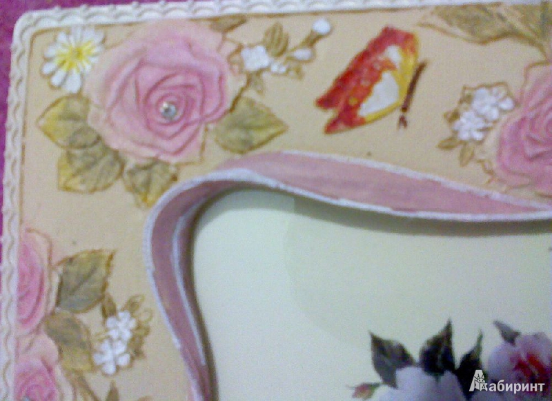 Иллюстрация 9 из 10 для Фоторамка 10х15 см "Pink lace" (LF09216-146A) | Лабиринт - сувениры. Источник: Tatka