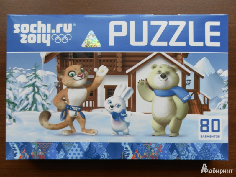 Иллюстрация 1 из 9 для Пазл 80 элементов "Талисманы олимпийских игр Sochi 2014" (GT5921) | Лабиринт - игрушки. Источник: Катрин7