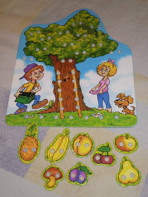 Иллюстрация 3 из 3 для Шнуровка №2: Огород и Расчудесное дерево | Лабиринт - игрушки. Источник: Iwolga
