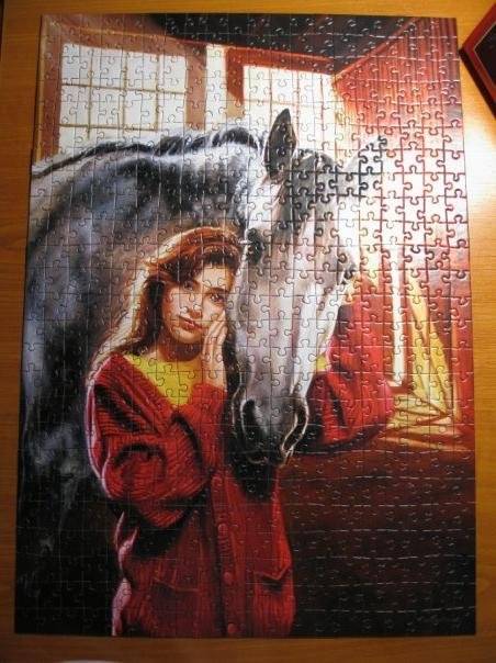 Иллюстрация 1 из 5 для Puzzle-500. Девушка с лошадью (В-51236) | Лабиринт - игрушки. Источник: Hoty