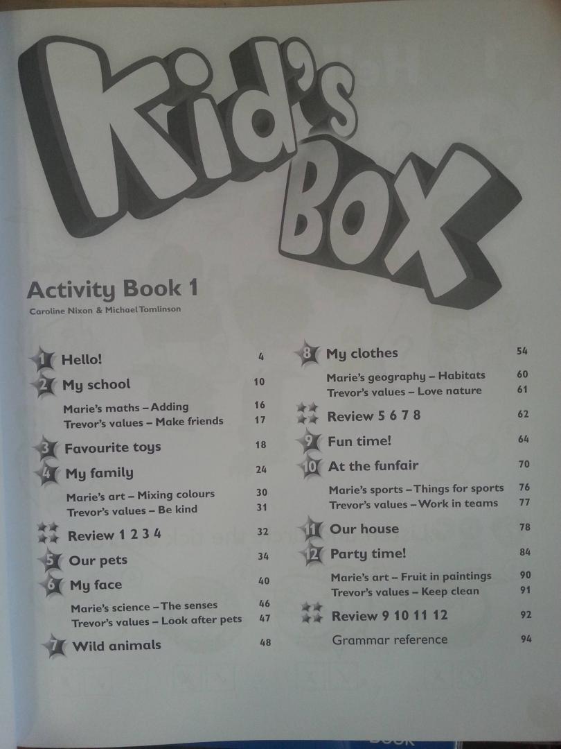 Иллюстрация 5 из 18 для Kid's Box. 2nd Edition. Level 1. Activity Book with Online Resources - Nixon, Tomlinson | Лабиринт - книги. Источник: Лабиринт