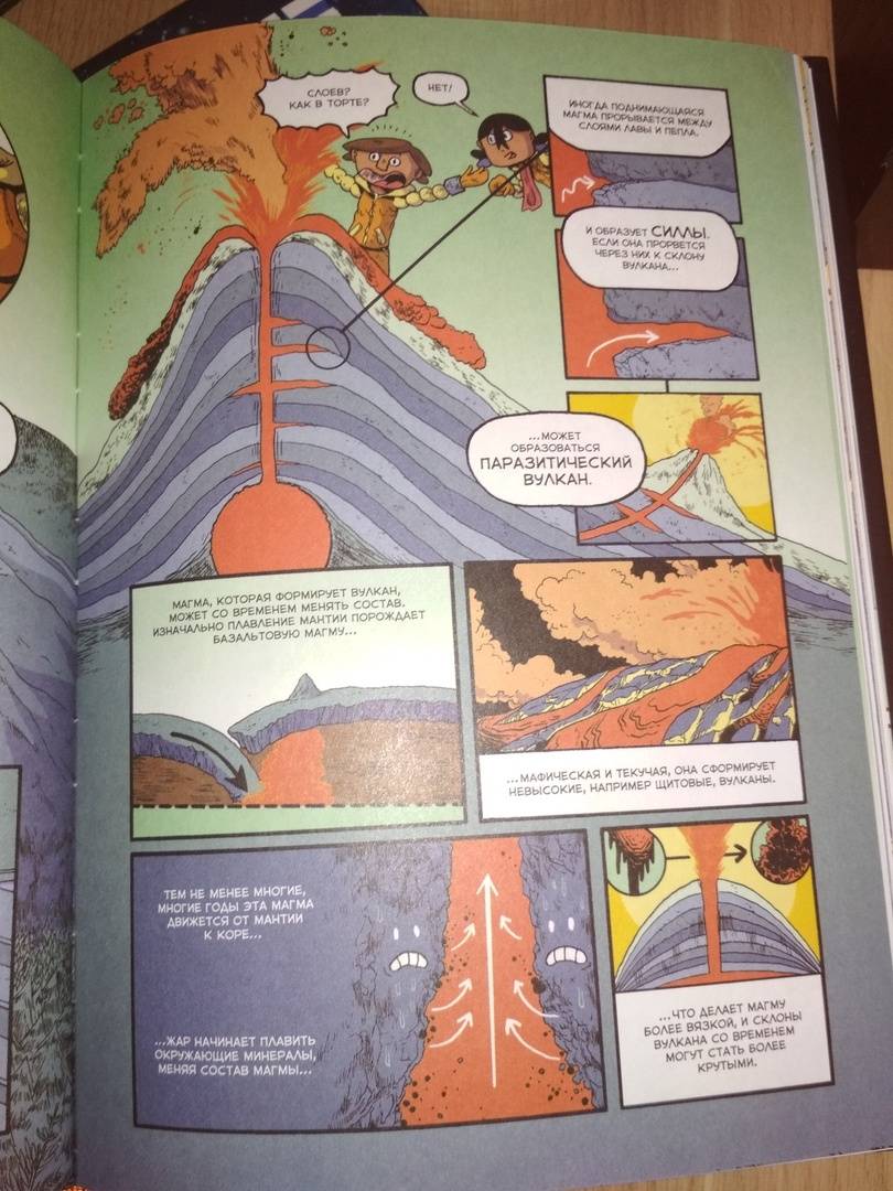 Иллюстрация 58 из 77 для Вулканы. Научный комикс - Джон Чад | Лабиринт - книги. Источник: Лабиринт