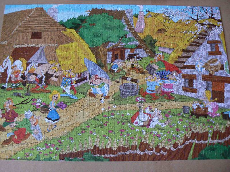 Иллюстрация 13 из 16 для Pazzle-1000. "Asterix". В деревне (C-PU100052) | Лабиринт - игрушки. Источник: Кривошеева  Елена