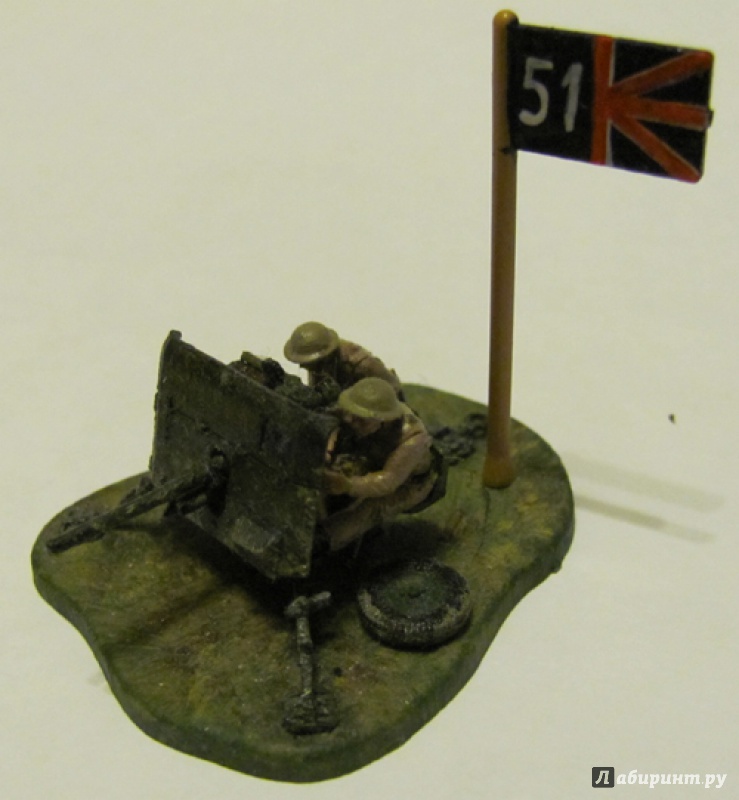 Иллюстрация 4 из 11 для Британская 40-мм противотанковая пушка QF с расчетом (6169) | Лабиринт - игрушки. Источник: Захарова  Галина
