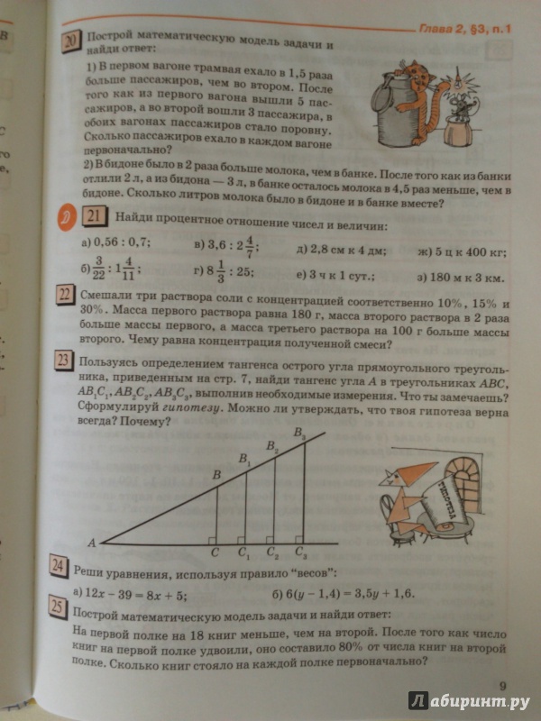 Иллюстрация 11 из 26 для Математика. 6 класс. Часть 2 - Дорофеев, Петерсон | Лабиринт - книги. Источник: Салус