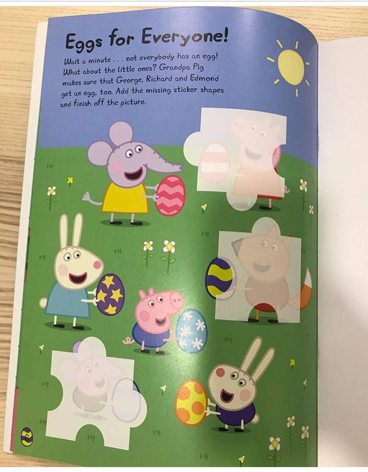 Иллюстрация 12 из 21 для Peppa Pig. Happy Easter (Sticker Activity book) | Лабиринт - книги. Источник: Исаева  Екатерина Юрьевна