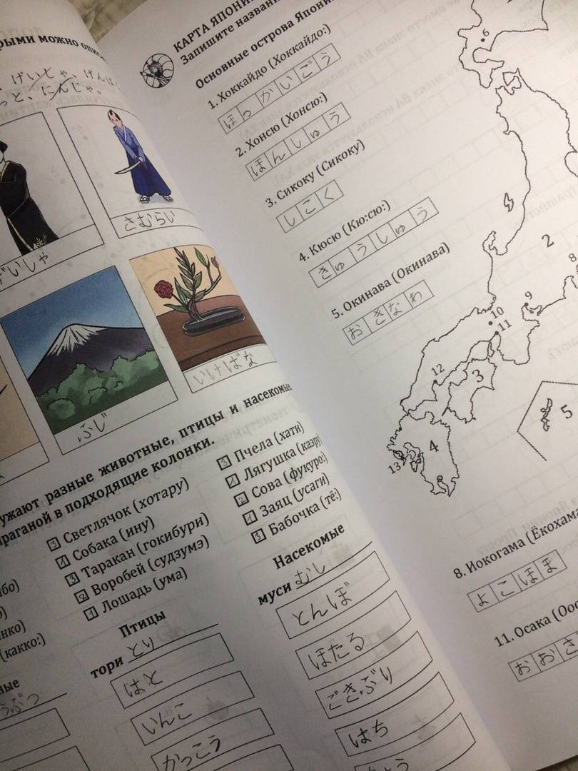 Иллюстрация 65 из 204 для Японская азбука. Учебное пособие - Анна Буландо | Лабиринт - книги. Источник: Akira