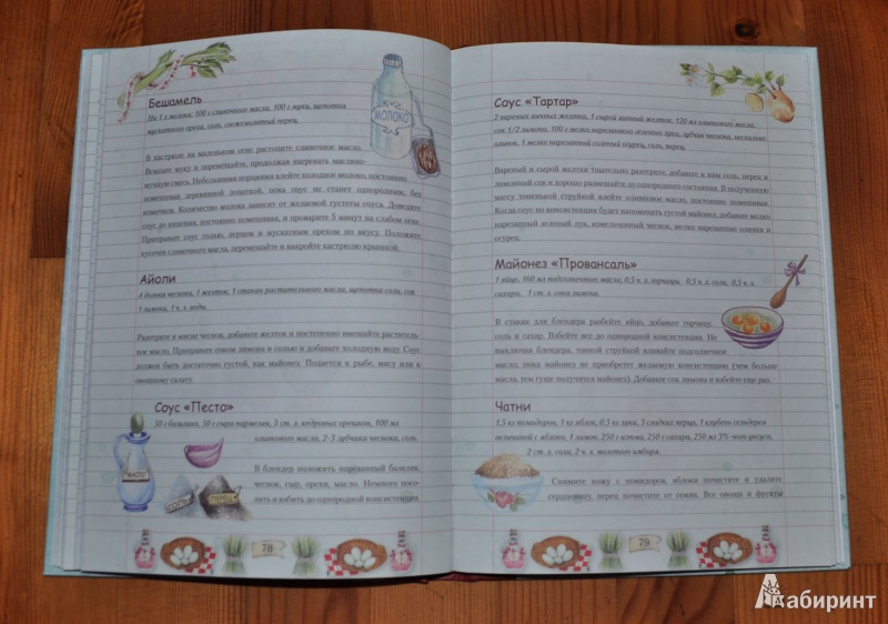 Иллюстрация 10 из 11 для Книга для записей рецептов | Лабиринт - книги. Источник: Втюрина  Лариса