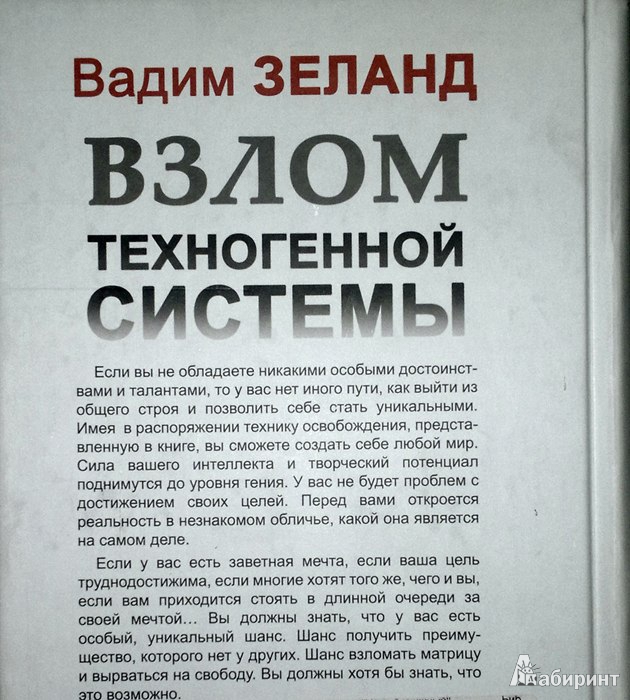 Иллюстрация 15 из 30 для Взлом техногенной системы - Вадим Зеланд | Лабиринт - книги. Источник: Леонид Сергеев