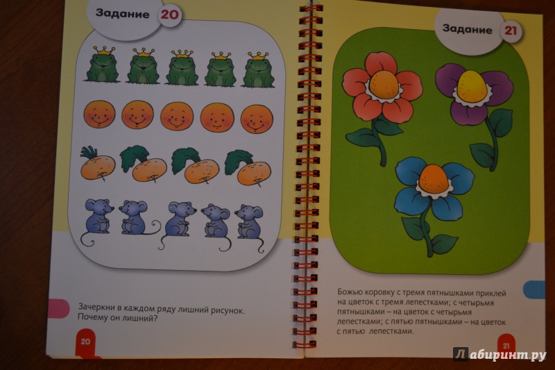 Иллюстрация 7 из 21 для "Веселые уроки. Для детей 4+". Книжка-раскраска с наклейками | Лабиринт - книги. Источник: juli_pani