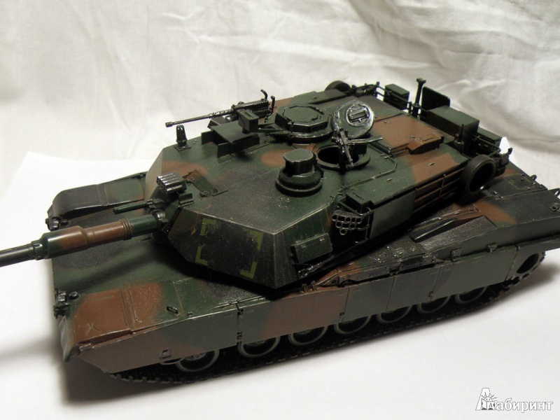 Иллюстрация 2 из 2 для 3594/Американский основной боевой танк "Абрамс" М1 А2 | Лабиринт - игрушки. Источник: Деменков  Евгений