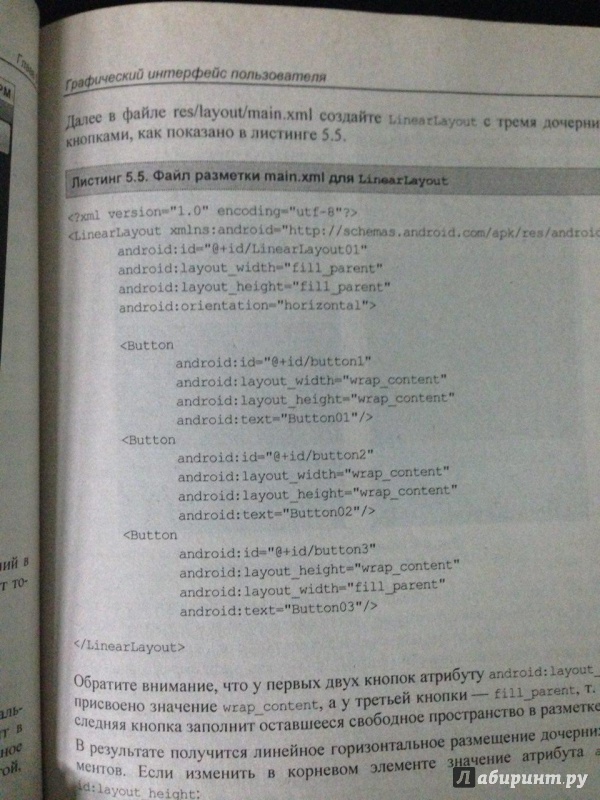 Иллюстрация 5 из 17 для Google Android: программирование для мобильных устройств - Алексей Голощапов | Лабиринт - книги. Источник: Evgenia Kalinina