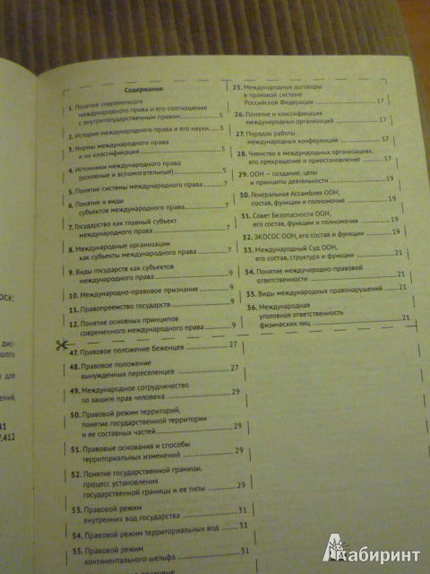Иллюстрация 7 из 12 для Шпаргалка по международному праву | Лабиринт - книги. Источник: Васильева  Галина Ивановна
