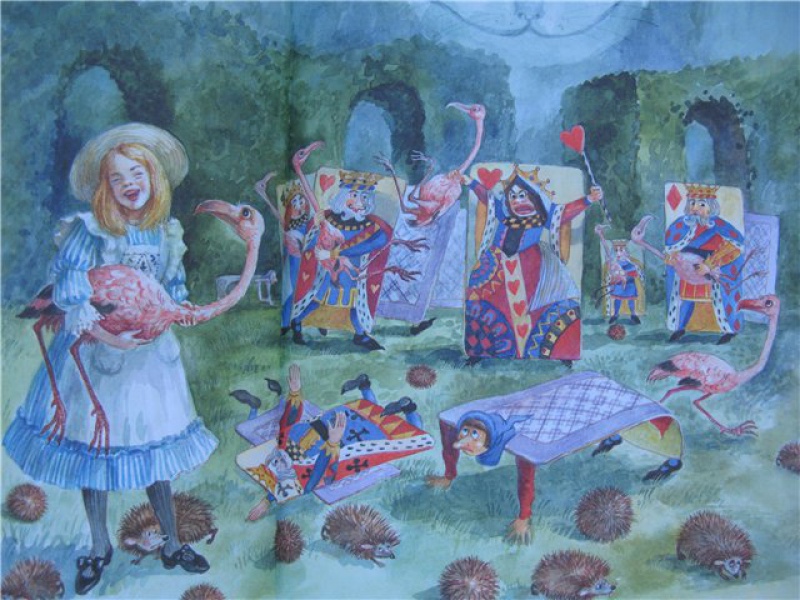 Иллюстрация 38 из 47 для Алиса в Стране Чудес - Льюис Кэрролл | Лабиринт - книги. Источник: Левит  .