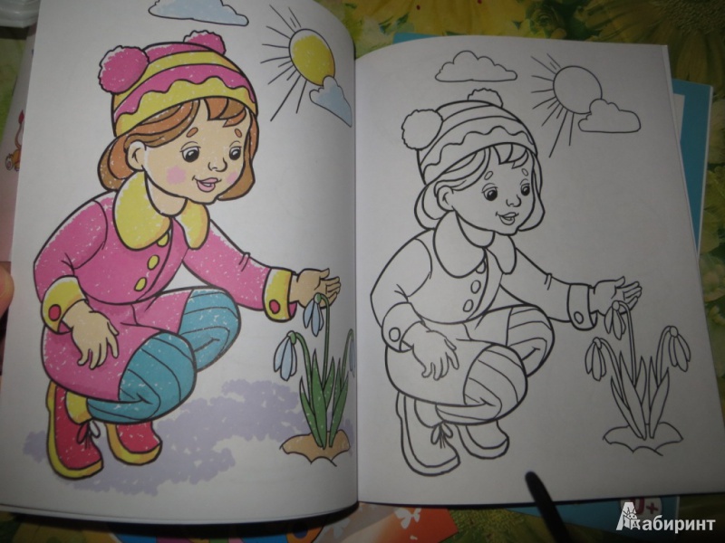 Иллюстрация 8 из 16 для Раскраска для малышей. Кто во что одет? | Лабиринт - книги. Источник: Ko-ren