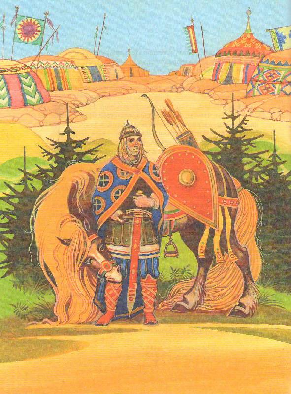 Иллюстрация 29 из 62 для Русские богатыри: былины и героические сказки | Лабиринт - книги. Источник: magnolia