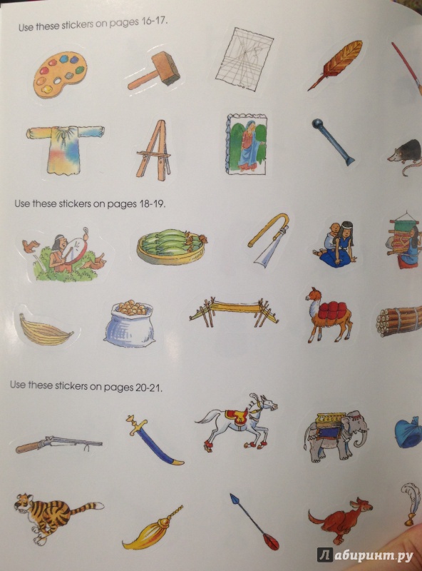 Иллюстрация 10 из 18 для 1001 Things to Spot Long Ago Sticker Book - Gillian Doherty | Лабиринт - книги. Источник: Tatiana Sheehan