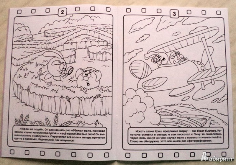 Иллюстрация 2 из 9 для Волшебная раскраска "Смешарики. Любимые серии" (№ 1026) | Лабиринт - книги. Источник: Миссис Бонд