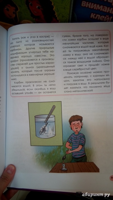 Иллюстрация 19 из 36 для Веселые научные опыты для детей и взрослых. Опыты на отдыхе - Виталий Зарапин | Лабиринт - книги. Источник: Мила