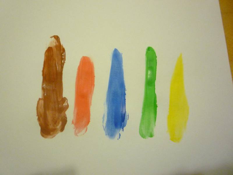 Иллюстрация 5 из 10 для Краски для рисования руками: 5 цветов (530) | Лабиринт - канцтовы. Источник: Oktebrina