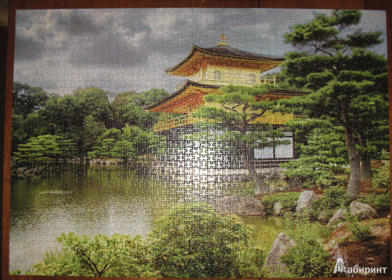 Иллюстрация 3 из 4 для Пазл-2000 "Храм Кинкакудзи, Киото" (15182) | Лабиринт - игрушки. Источник: Rewesa