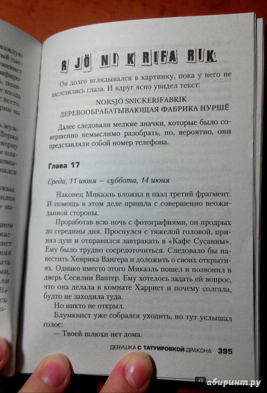 Иллюстрация 8 из 15 для Девушка с татуировкой дракона (новый перевод) - Стиг Ларссон | Лабиринт - книги. Источник: Valentina*_*