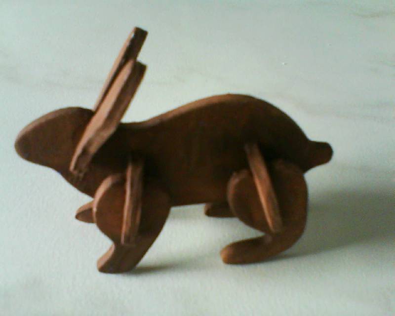 Иллюстрация 6 из 10 для Сборная деревянная модель Кролик | Лабиринт - игрушки. Источник: Бусёк