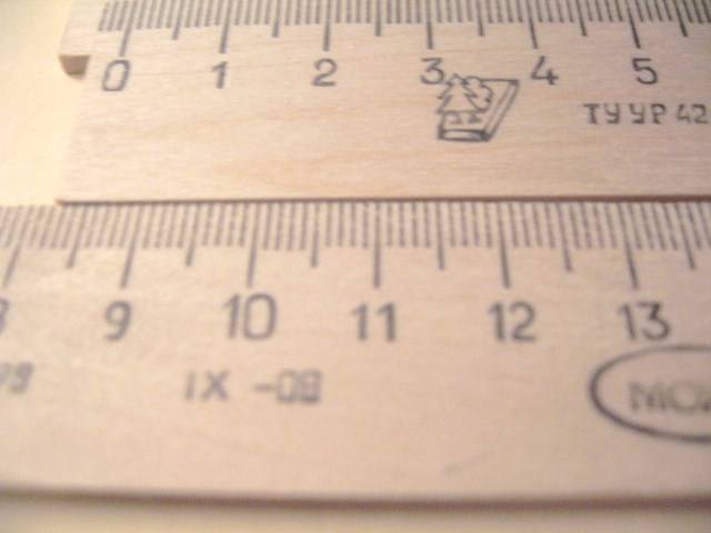 Иллюстрация 10 из 11 для Линейка деревянная, 15 см (С03) | Лабиринт - канцтовы. Источник: Алена