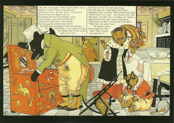 Иллюстрация 14 из 15 для Сказки с иллюстрациями Уолтера Крейна в открытках | Лабиринт - сувениры. Источник: Кин-дза-дза