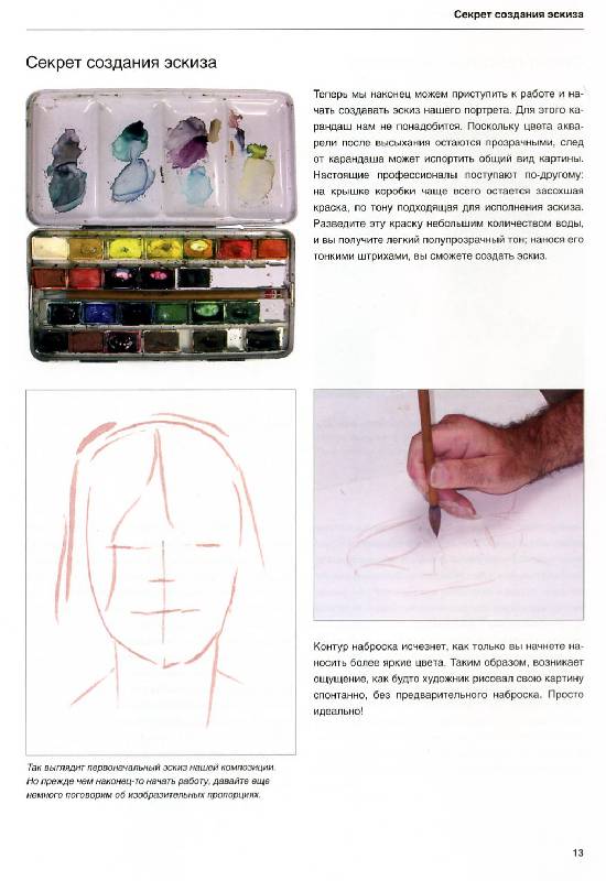 Иллюстрация 10 из 14 для Секреты акварельных портретов - Михаэль Дирк | Лабиринт - книги. Источник: Росинка