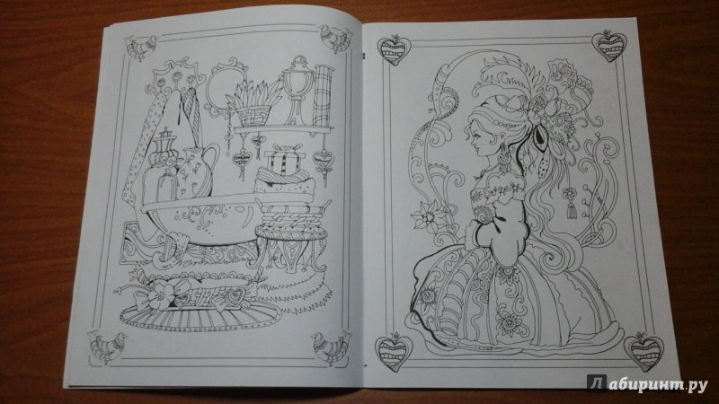 Иллюстрация 13 из 21 для Шебби-шик. Книжка-раскраска | Лабиринт - книги. Источник: ЛиС-а