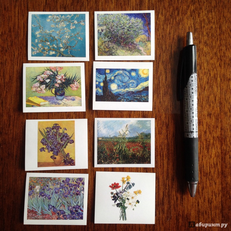 Иллюстрация 1 из 6 для Vincent van Gogh. Z-Sticker. Набор из 7 наклеек | Лабиринт - сувениры. Источник: Ася Беликевич