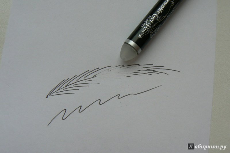 Иллюстрация 3 из 11 для Ручка гелевая со стираемыми чернилами "Presto" (черная) (М-5524) | Лабиринт - канцтовы. Источник: Марина