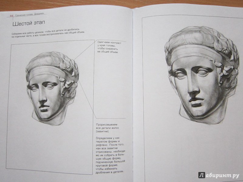 Иллюстрация 14 из 28 для Как рисовать голову человека и капитель. Пособие для поступающих в художественные вузы - Александр Рыжкин | Лабиринт - книги. Источник: Кулыгина  Елена