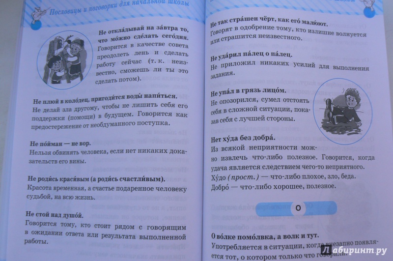 Иллюстрация 5 из 22 для Пословицы и поговорки для начальной школы - Ирина Ефимова | Лабиринт - книги. Источник: Марина