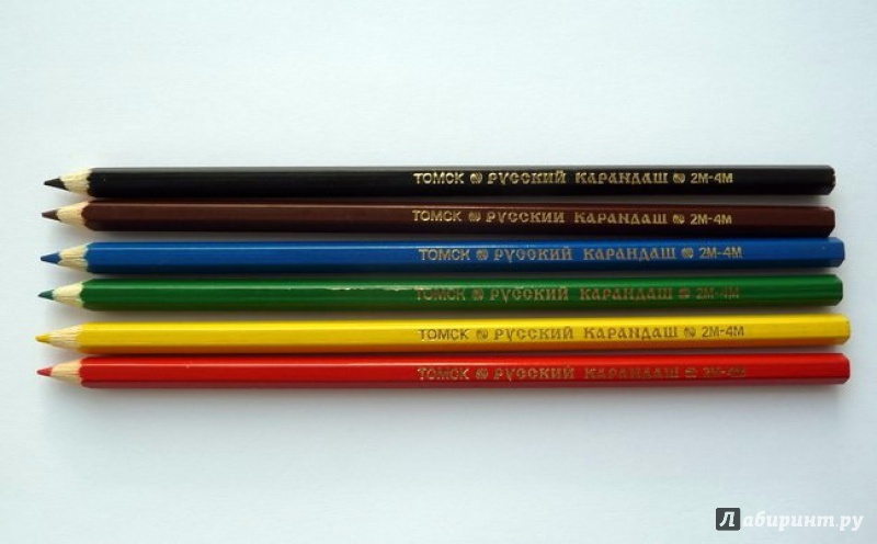 Иллюстрация 9 из 13 для Карандаши  6 цветов "Русский карандаш. Фольклор" (СК021/6) | Лабиринт - канцтовы. Источник: Татьяна