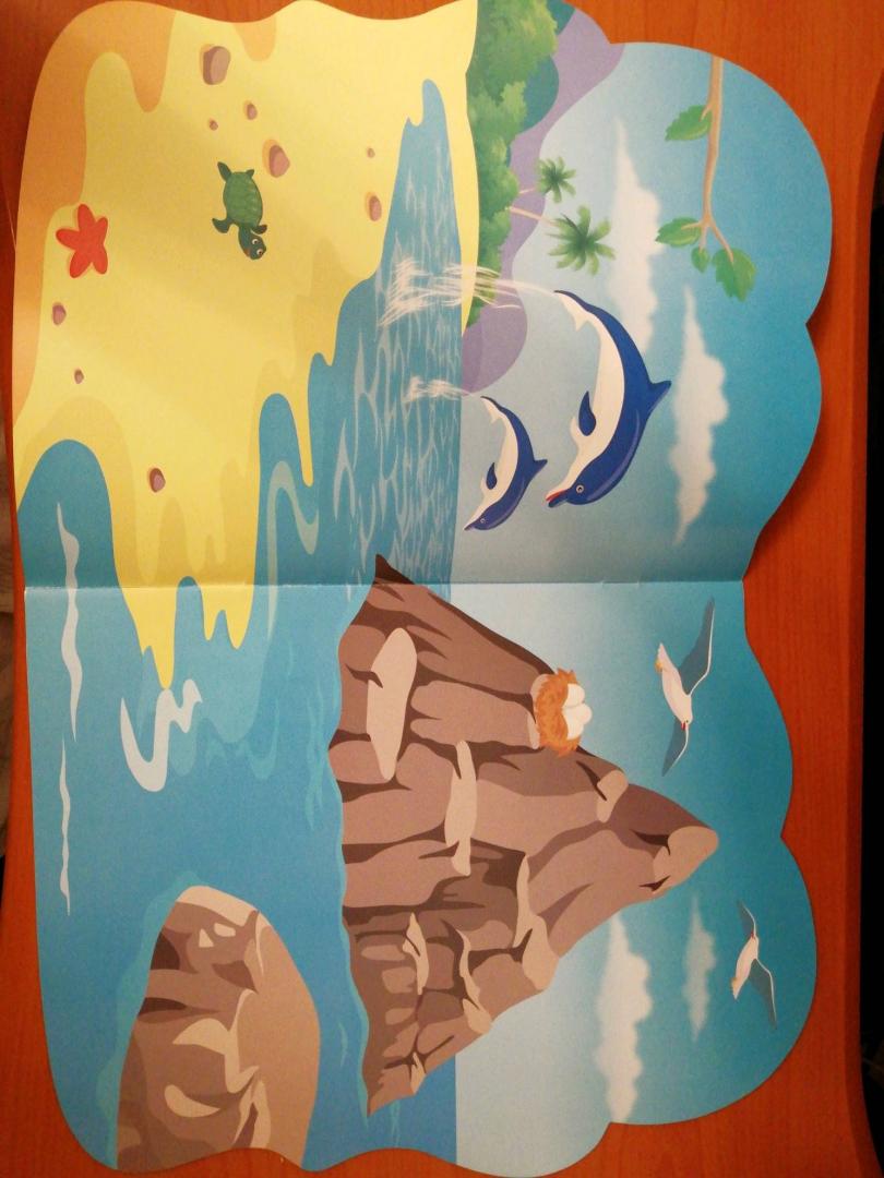 Иллюстрация 30 из 32 для Веселые животные. Море. Книжка с наклейками | Лабиринт - книги. Источник: Лабиринт