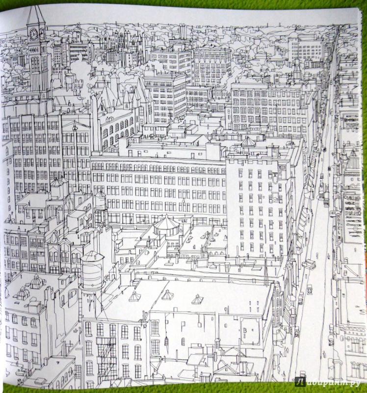 Иллюстрация 54 из 67 для Удивительные города. Раскраска-путешествие по местам, реальным и выдуманным - Стив Макдональд | Лабиринт - книги. Источник: reader*s